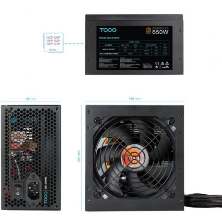 TOOQ TQHELIOS-650SP 650W 80 Plus Bronze ATX